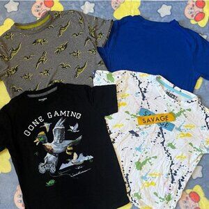 set of 4 boys t-shirts size 10/12